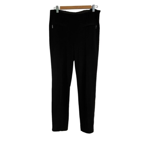 Joseph Ribkoff black trousers pants high waist jersey comfortable flattering 10 - Picture 7 of 9